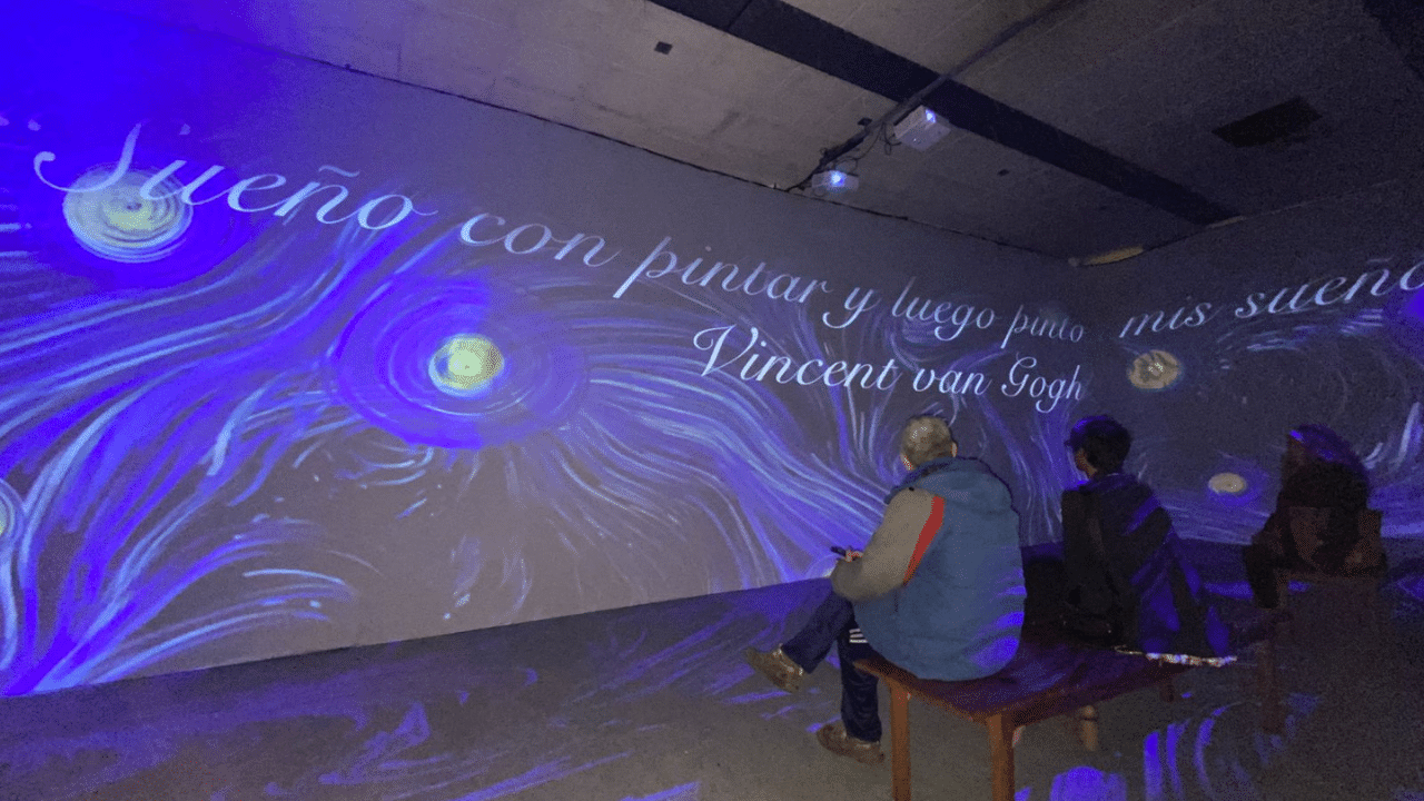 Salud mental en Luján: usuarios de San Juan de Dios participaron de la muestra inmersiva de Van Gogh