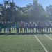 Usuarios participando de una jornada de fútbol inclusivo en la Superliga AFA Somos Todos junto a San Juan de Dios Luján.